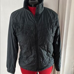 Women's M Navy Quilted Interchangeable Puffer Jacket